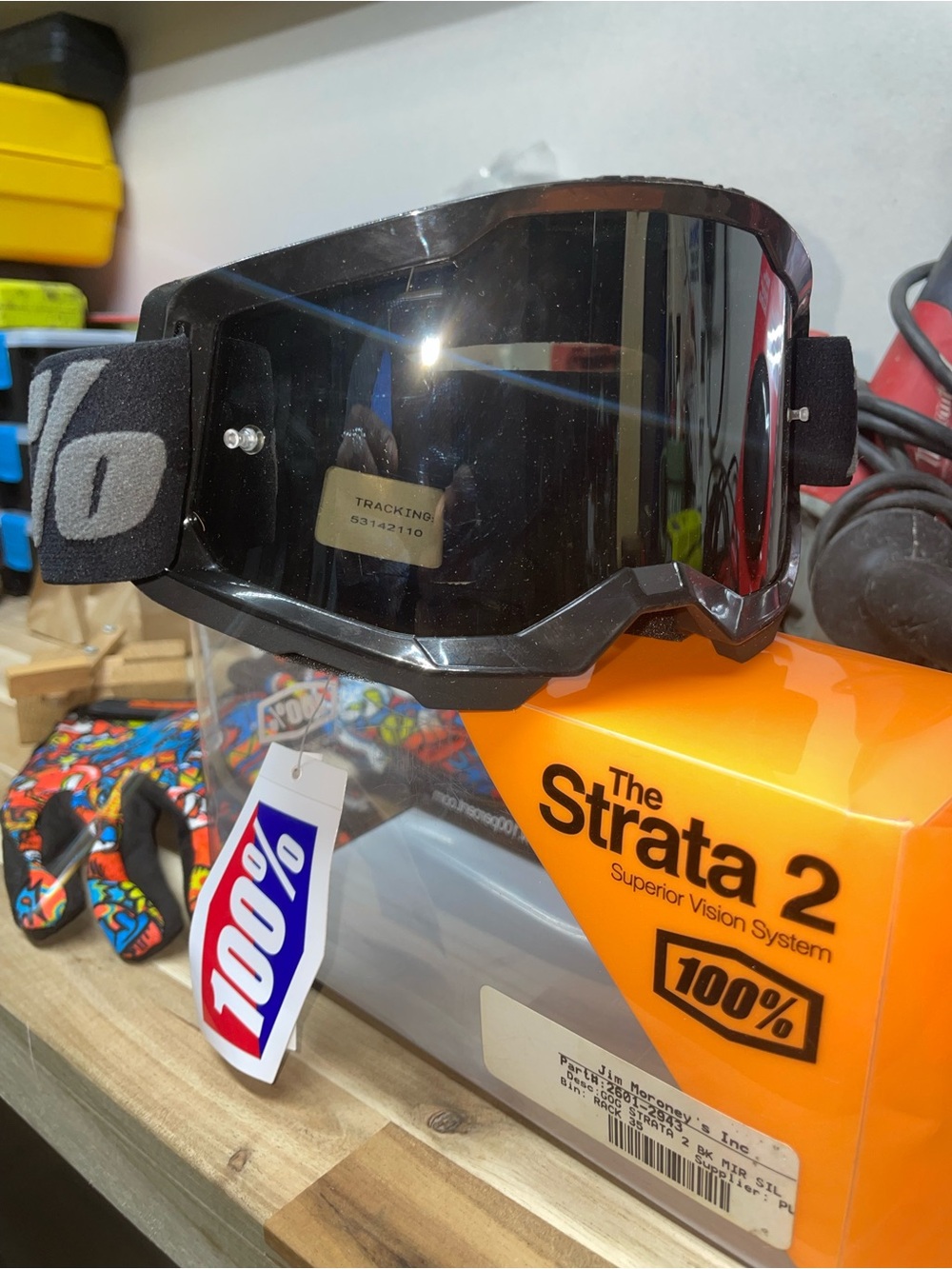“100” Strata 2 -Black Eye protection